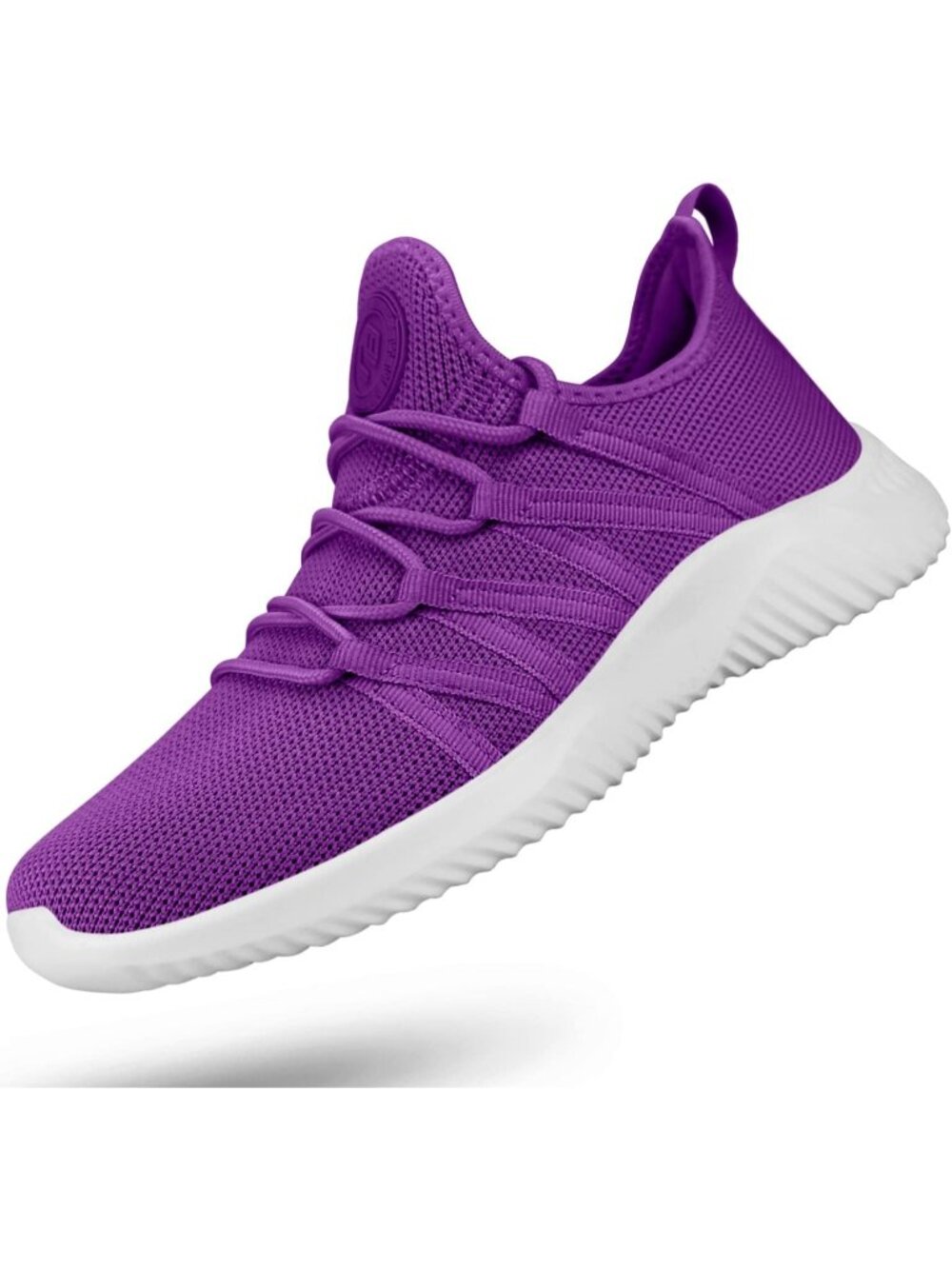 🆕Women's Purple Slip On Running Shoes Non Slip Gym Workout Tennis Sneakers